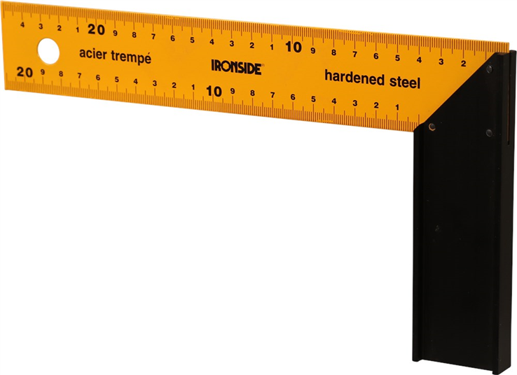 schrijfhaak staal/aluminium ironside