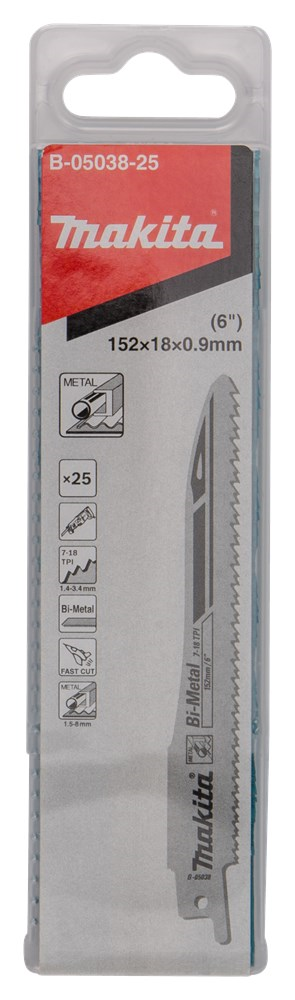reciprozaagblad makita for bi-metal
