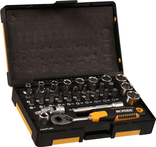 Dopsleutel-/Bitset Ironside - 34-DELIG 1/4''