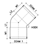bocht pvc grijs rwa-4
