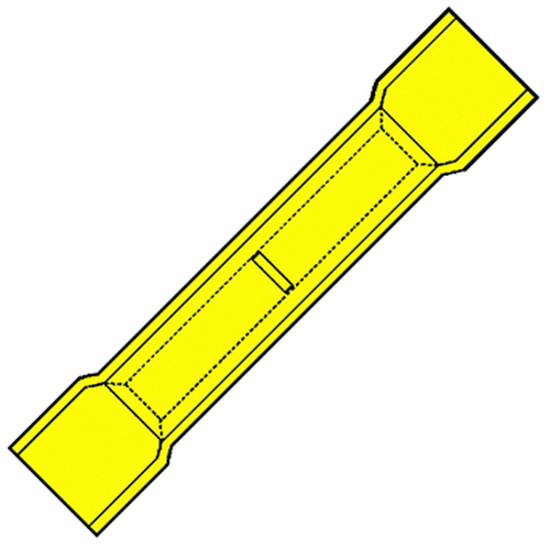 Kabelschoen Verbinder Geisoleerd Geel - 4.0-6.0MM2