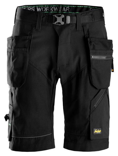 Short+ Flexiwork Snickers - 6904 ZWART 048