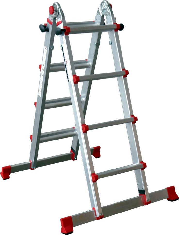 vouwladder telescoop aluminium kelfort