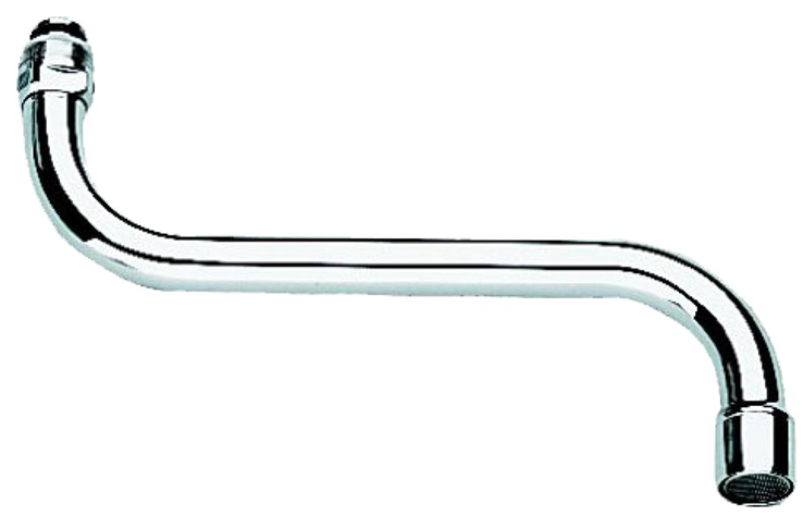 onderuitloop draaibaar chroom grohe