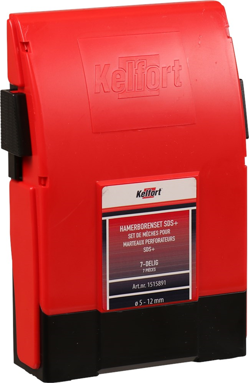 Hamerborenset Sds-Plus Kelfort - 7-DELIG 5/6/6/8/8/10/12MM