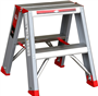 dubbele trap aluminum ongecoat kelfort-2
