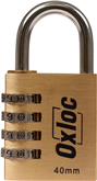 hangslot messing cijfercombinatie oxloc-4