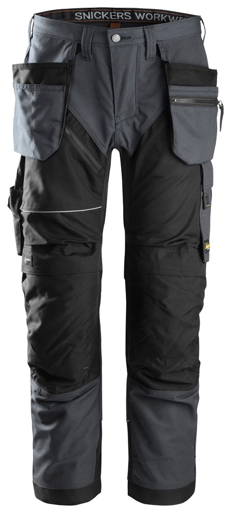 Werkbroek+ Ruffwork Snickers - 6202 STAALGRIJS/ZWART 146