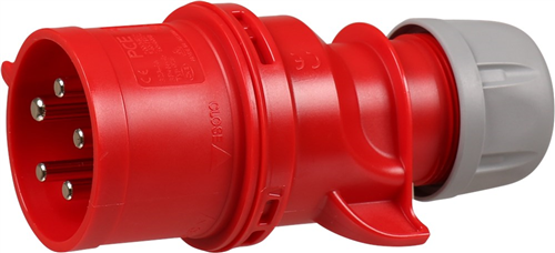 Stekker Cee Rood/Grijs Kelfort - 9532/4 400V 32A 5P IP44