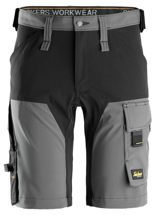Short Allroundwork Stretch Snickers - 6173 STAALGRIJS/ZWART 058