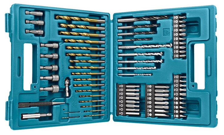 boor-/schroefbitset makita