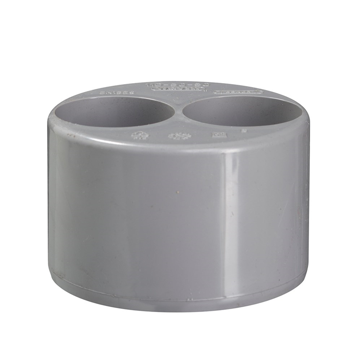 verloopring centrisch pvc grijs rwa