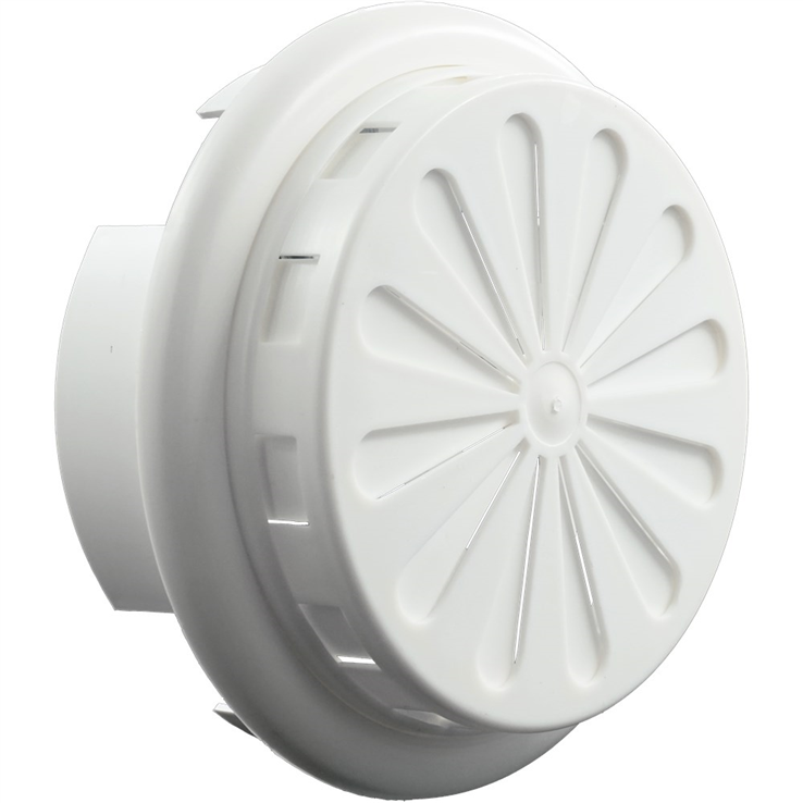 ventilatierooster kunststof weha