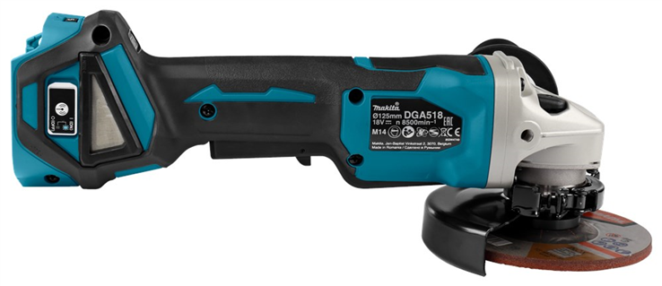 accu haakse slijper makita 125mm