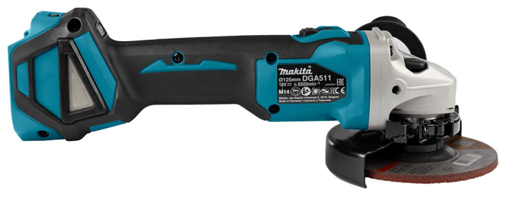 accu haakse slijper makita 125mm