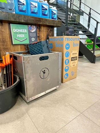 gered gereedschap detail balie