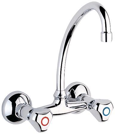 bovenuitloop draaibaar chroom grohe