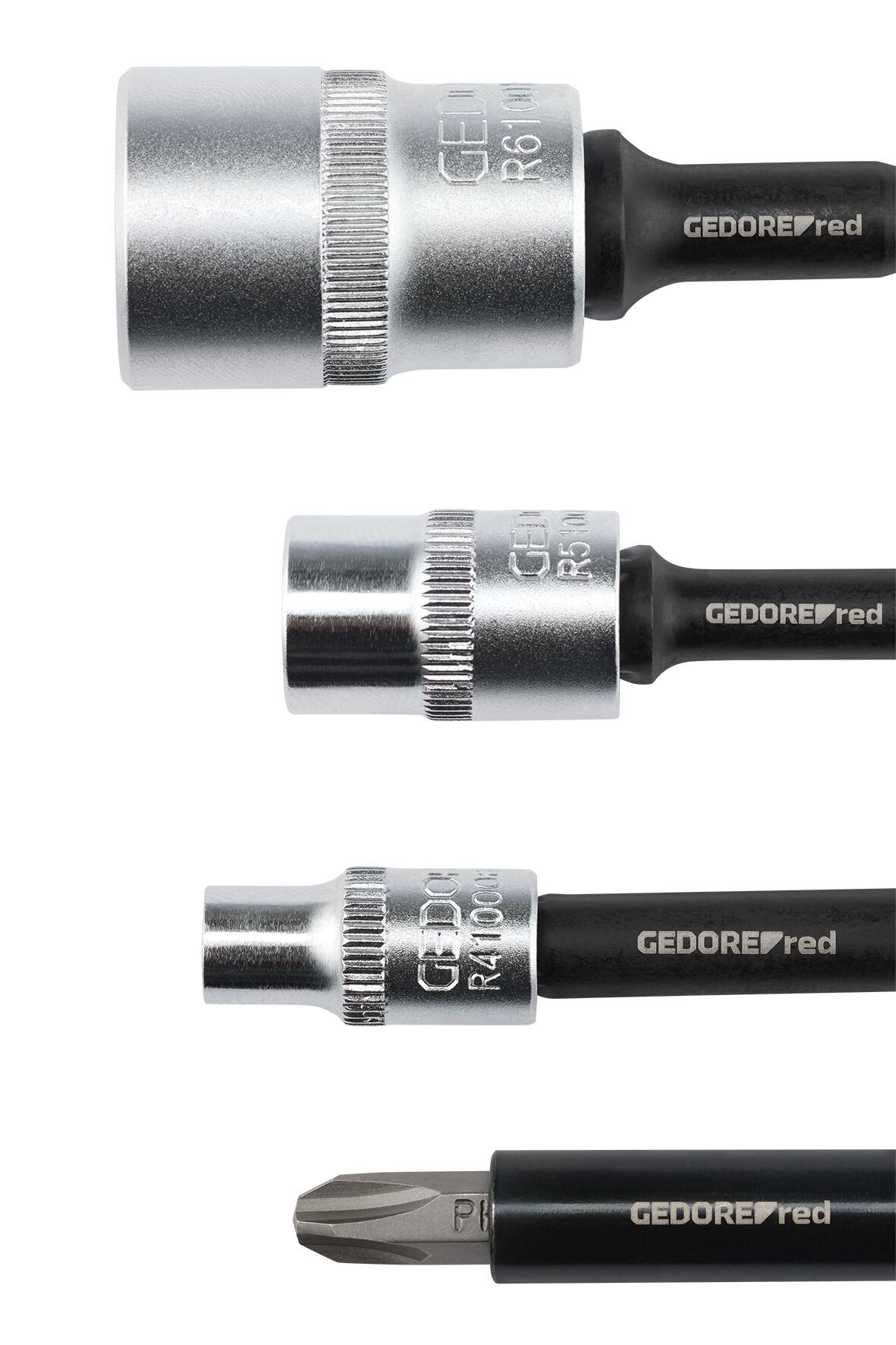 verloopstukkenset gedore red