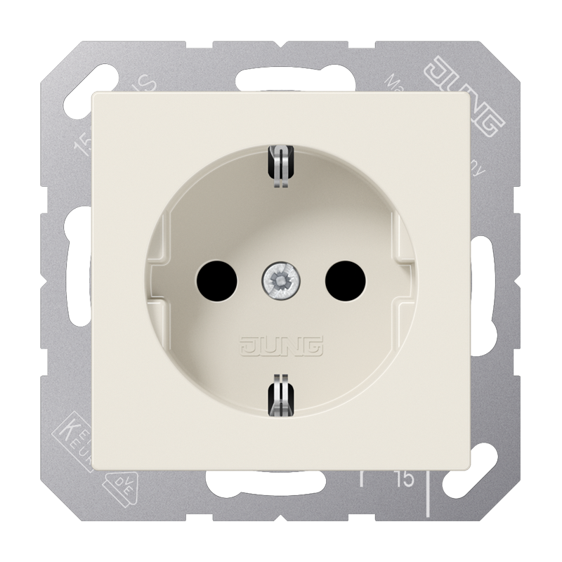 wandcontactdoos inbouw enkel jung