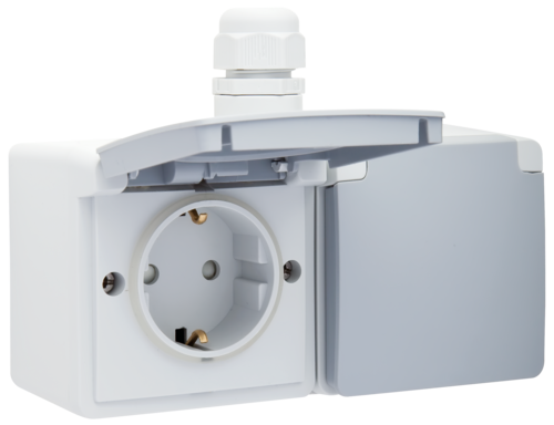 wandcontactdoos opbouw dubbel niko hydro-5