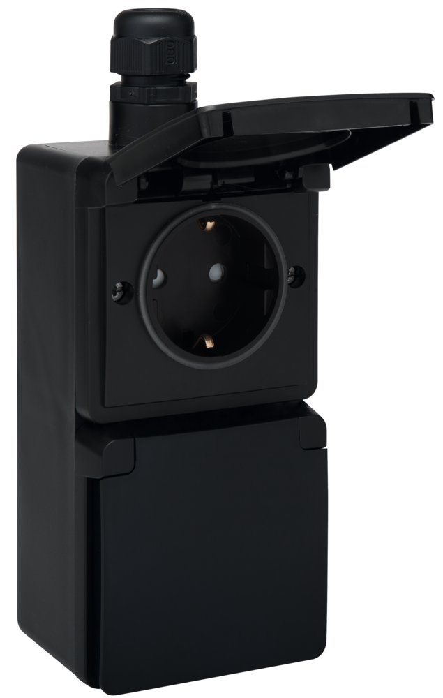 wandcontactdoos opbouw dubbel niko hydro-5