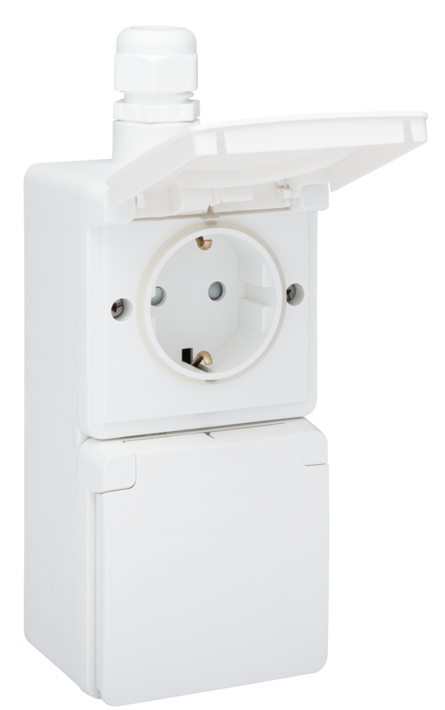 wandcontactdoos opbouw dubbel niko hydro