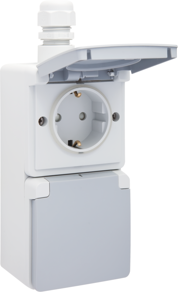 wandcontactdoos opbouw dubbel niko hydro