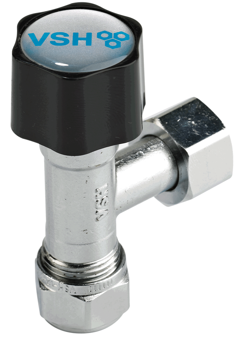 hoekstopkraan chroom vsh