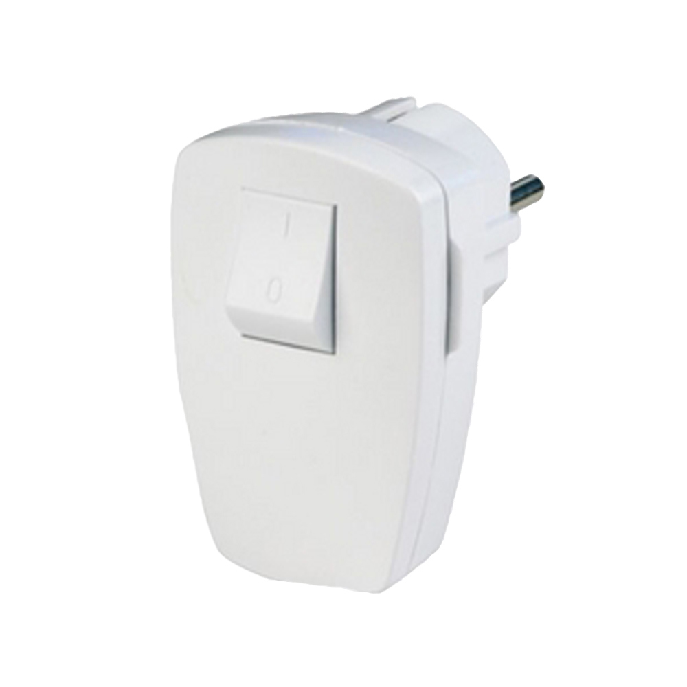 stekker met schakelaar pvc