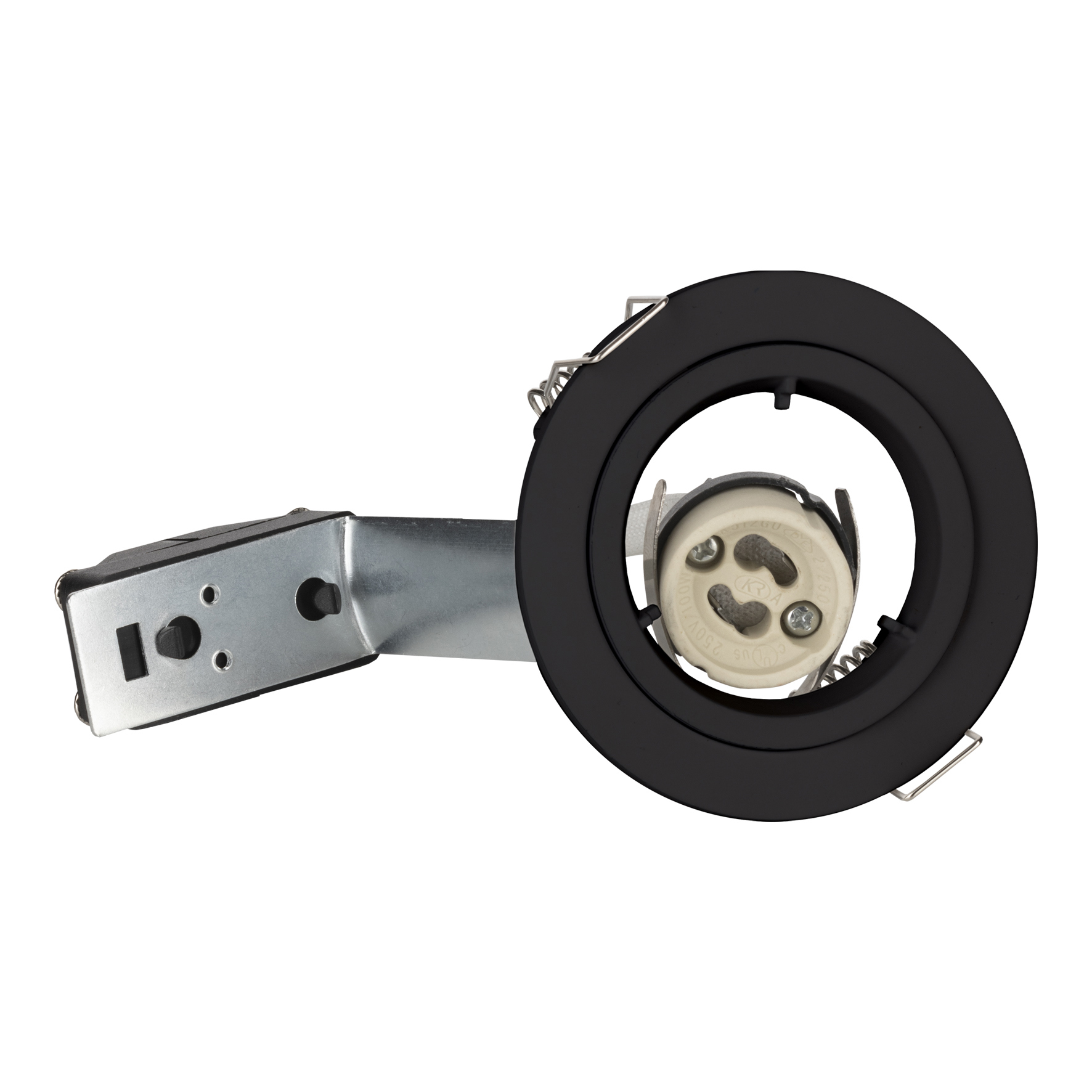 inbouwspot aluminium zwart bailey