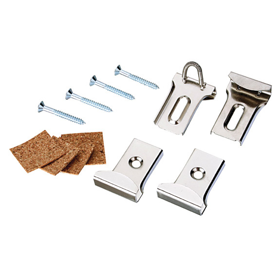 spiegelklemmen messing vernikkeld