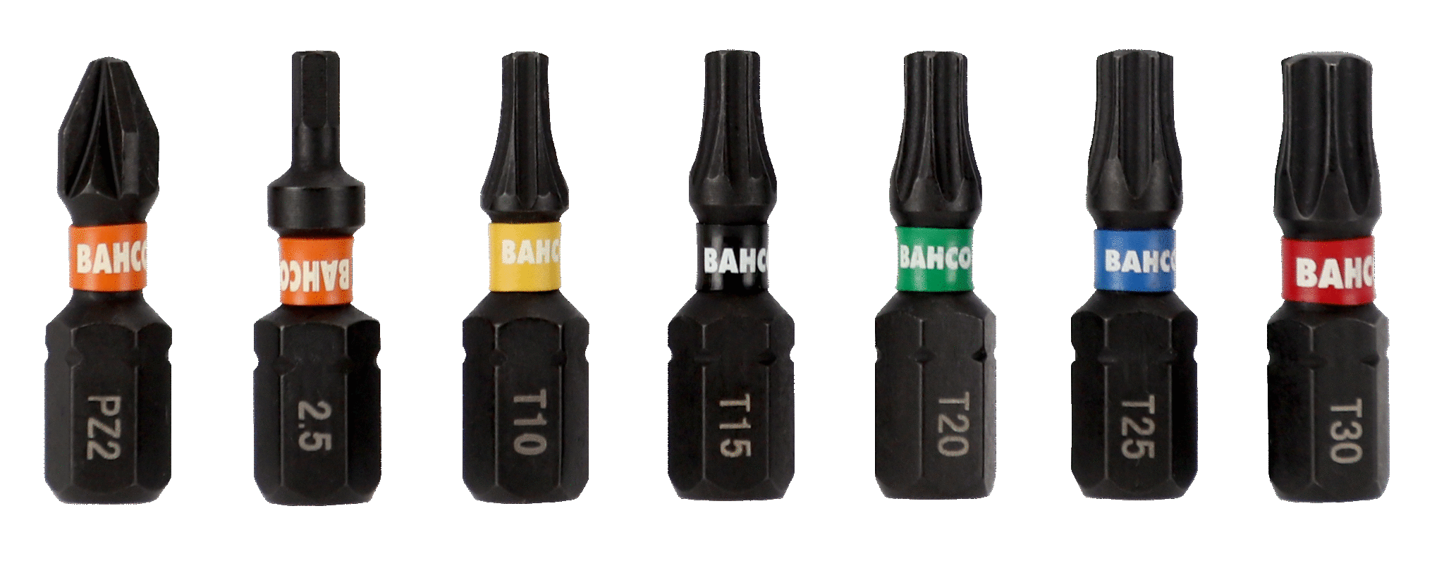 schroefbitset impact bahco-8