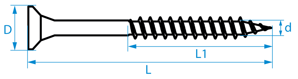 spaanplaatschroef verzinkt basicpro-3