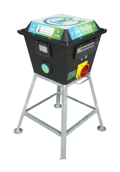 autolaadpunt volrubber