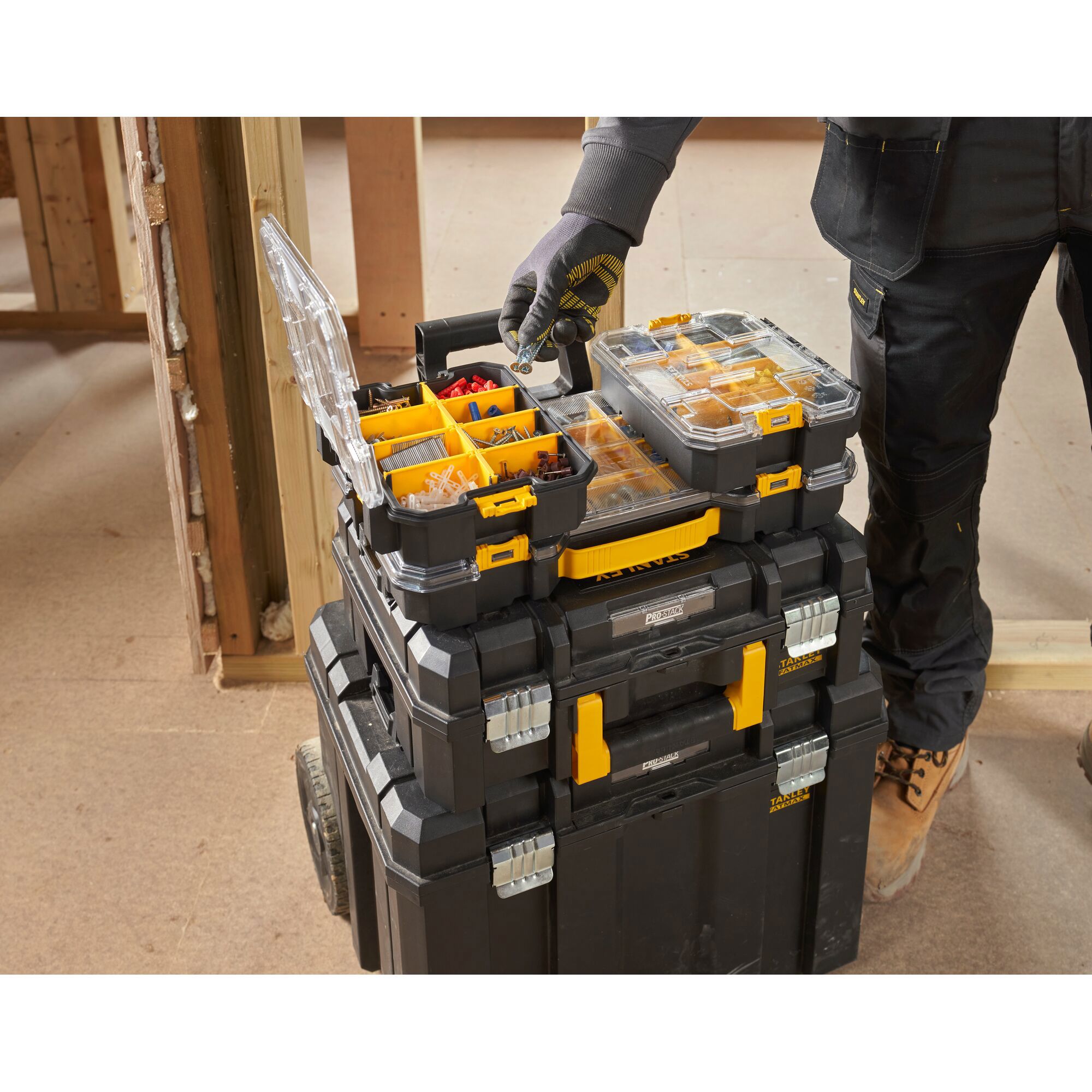 assortimentskoffer set stanley fatmax-7