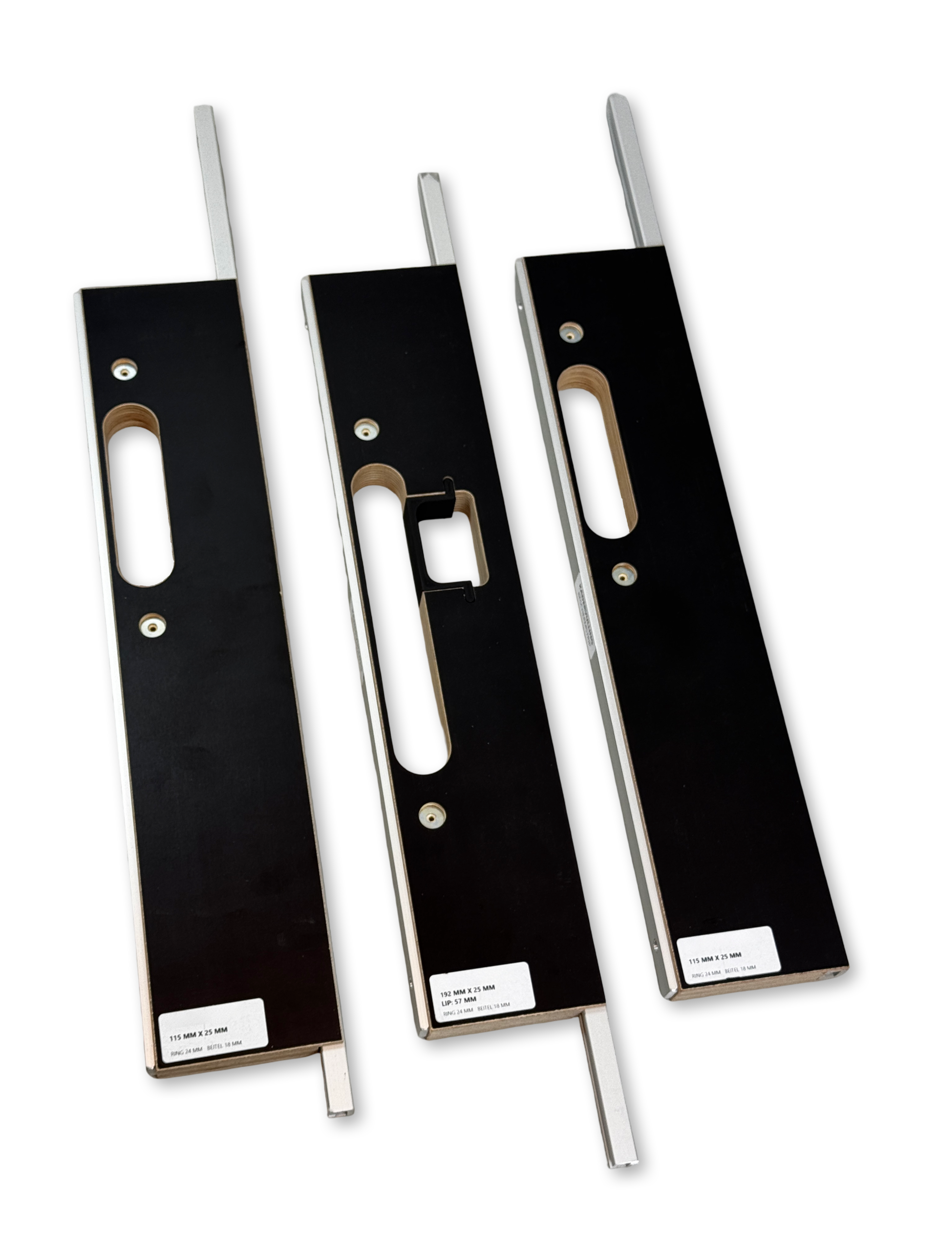 sluitkomfreesmalset met rail riens