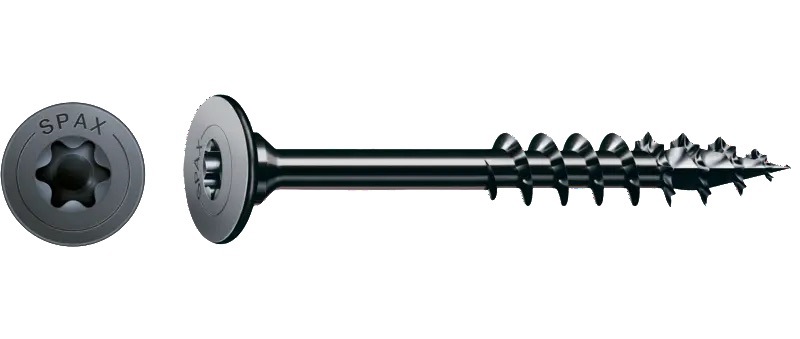 corpusschroef zwart spax