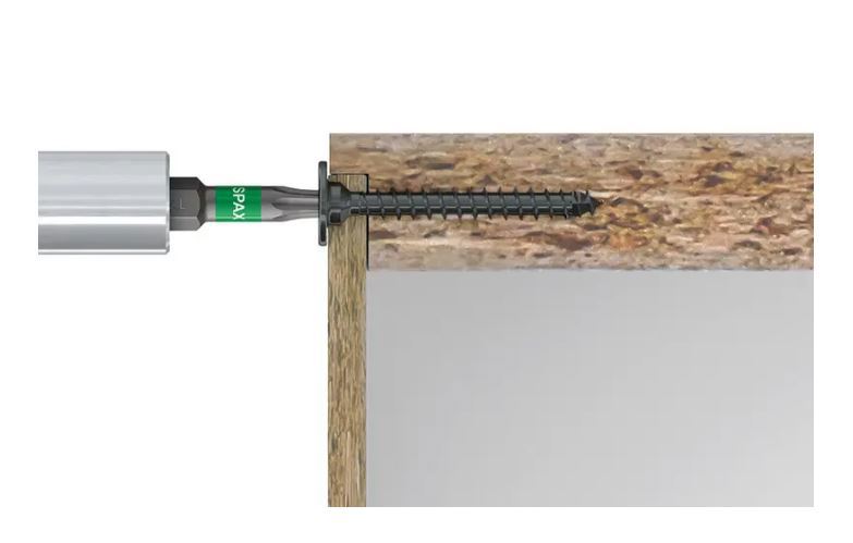 achterwandschroef zwart spax-5