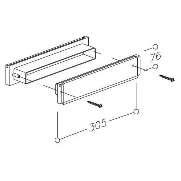 brievenbuscassette kunststof wit normbau-3
