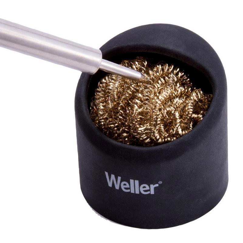 messingwol met houder weller-4