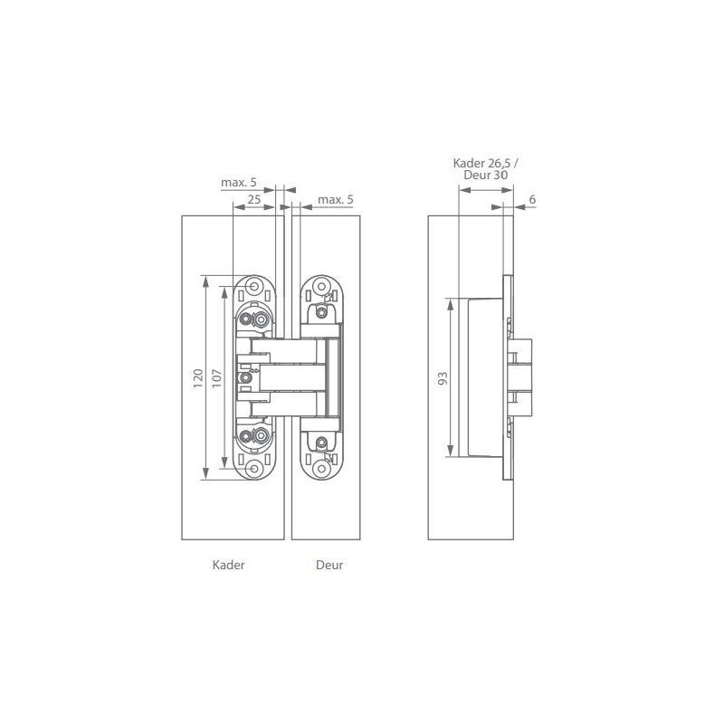 onzichtbaar scharnier mat wit argenta-4