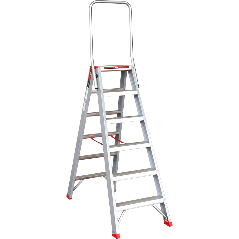 dubbele trap aluminum ongecoat kelfort-3