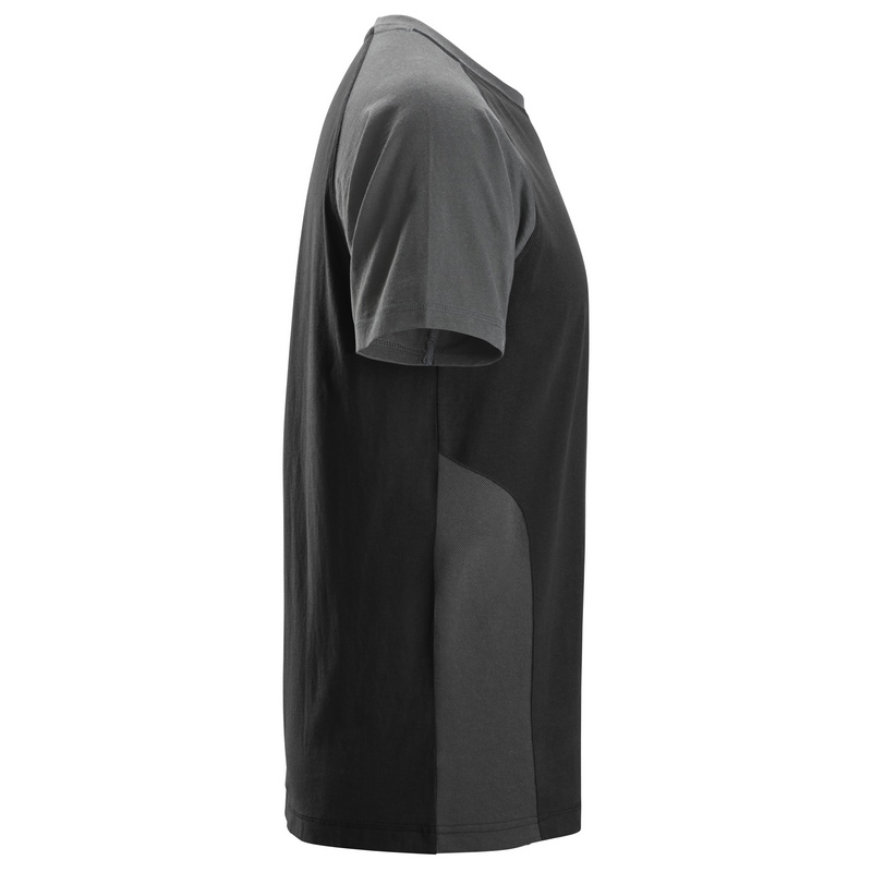 T-shirt classic tweekleurig snickers-5