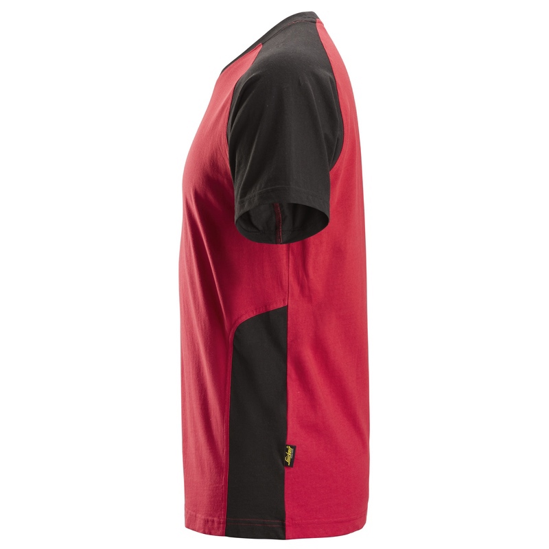 T-shirt classic tweekleurig snickers-4