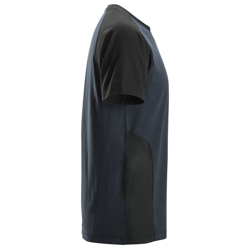 T-shirt classic tweekleurig snickers-5