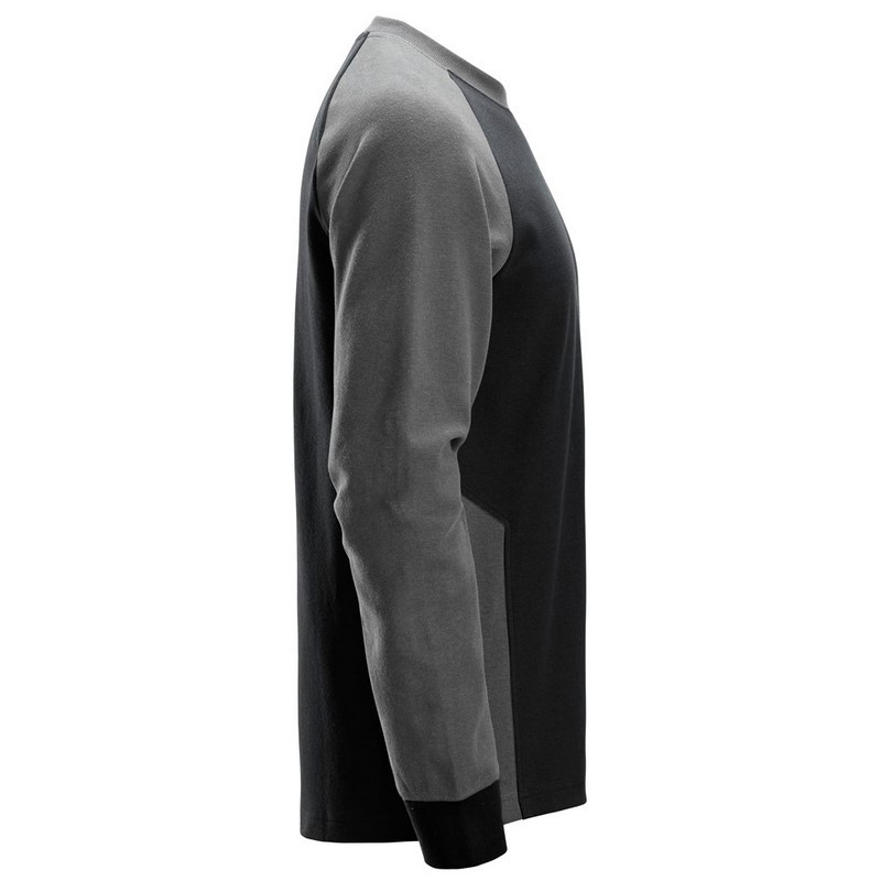 sweatshirt tweekleurig snickers-5