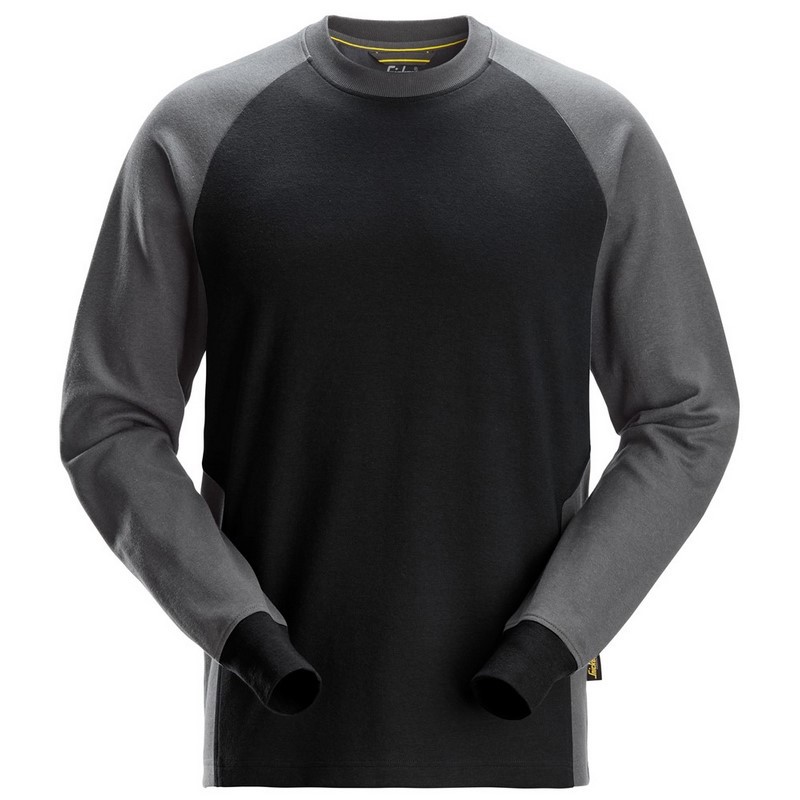 sweatshirt tweekleurig snickers