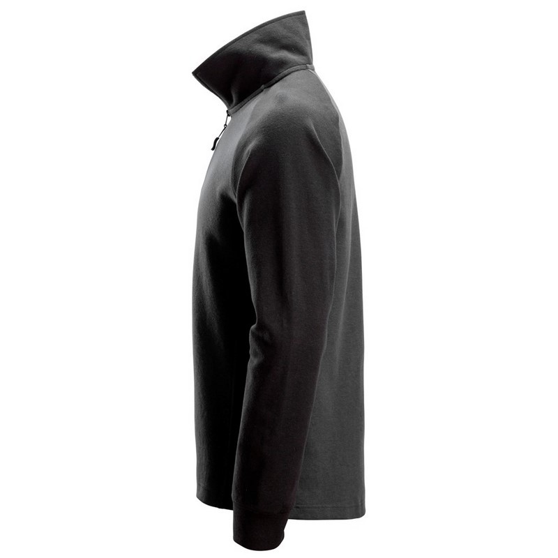 sweatshirt 1/2 zip tweekleurig snickers-4