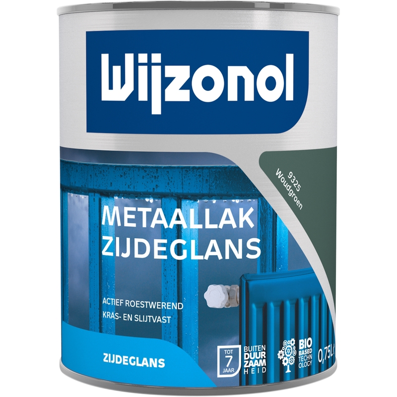 metaallak zijdeglans woudgroen