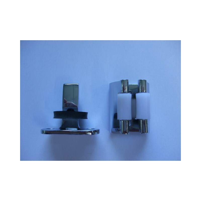 deurklem messing verchroomd